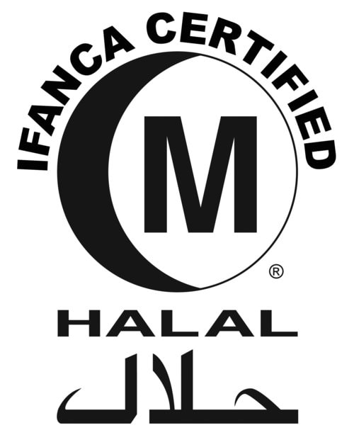 black and white IFANCA certification logo